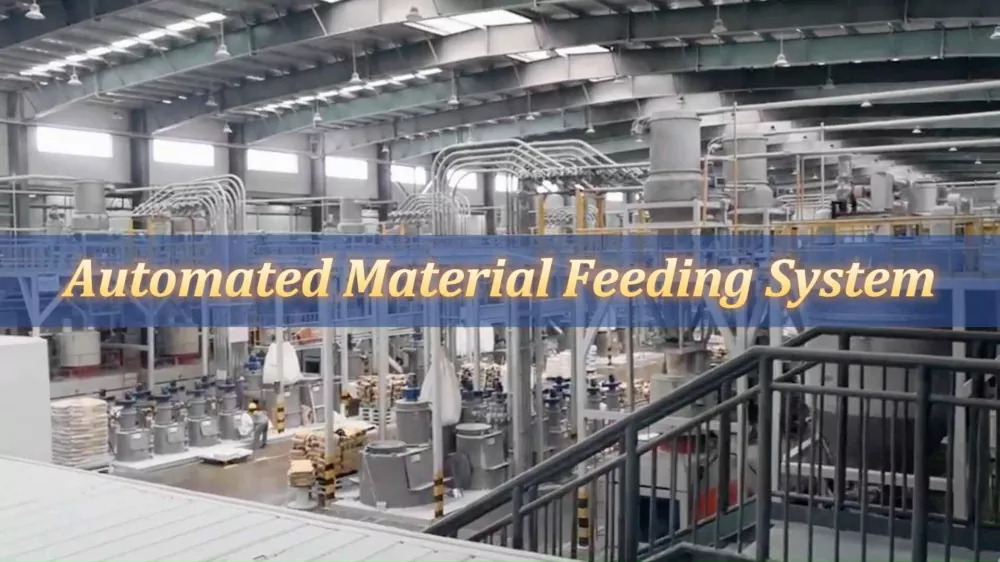 Sistema automatizado de alimentação de materiais